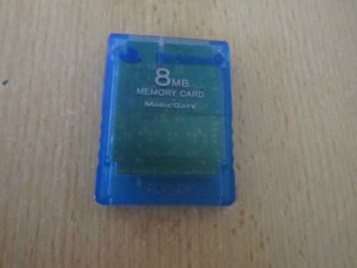 Official blue 8mb ps2 - official,