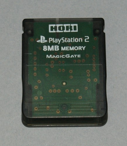 Clear black hori 8mb ps2 - clear,