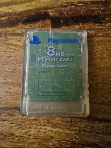 Clear crystal 8mb official ps2 - clear,