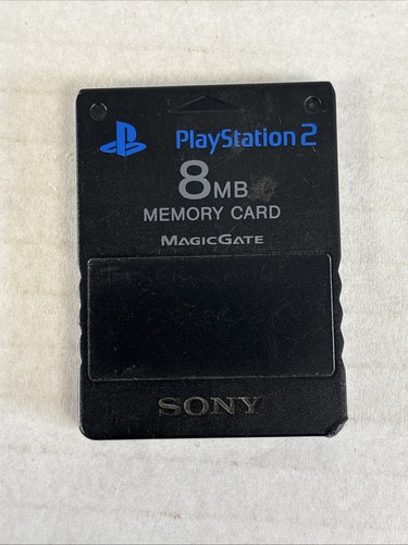 Sony ps2 memory card 8mb - memory,