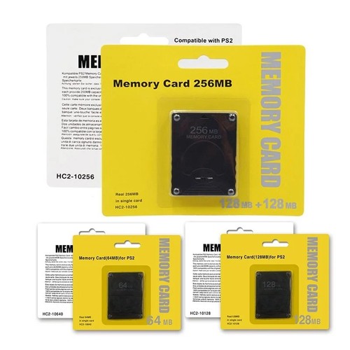 Ps2 memory card 64mb 128mb - card,
