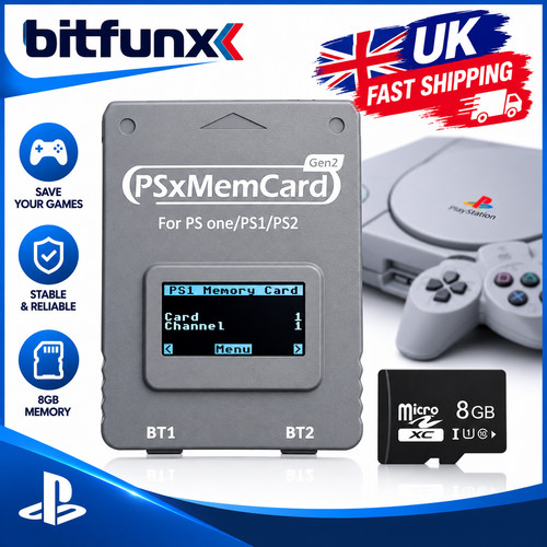 Bitfunx psx memory card - card, gen2