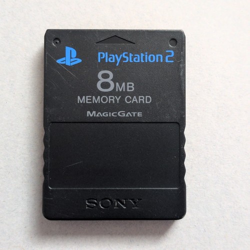Ps2 memory card black - black, 8mb
