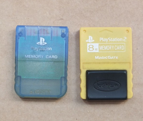 Playstation memory cards - 2,