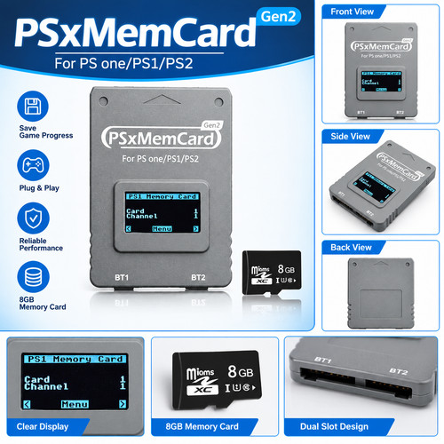 Ps1 ps2 memory card adapter - sd,