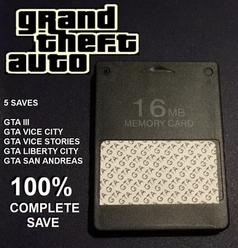 Ps2 memory card 100 - card, 100%