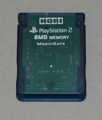 Clear blue hori 8mb ps2 - 8mb, memory