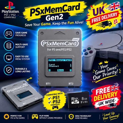 Bitfunx psx memory card gen2 - psx,
