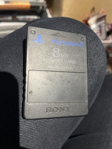 Ps2 memory card black - memory, 8mb