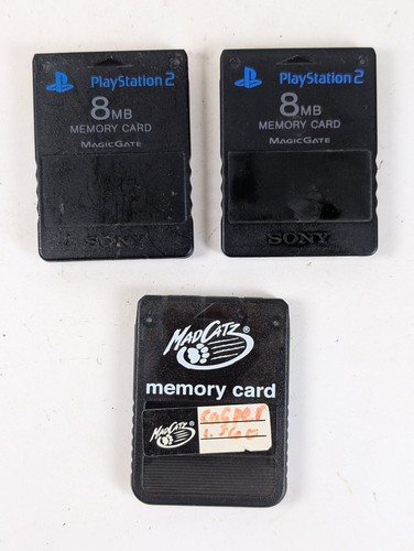 Sony playstation memory - x3,